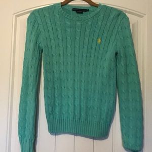 Ralph Lauren soft green sweater